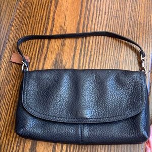 Coach small hand bag black